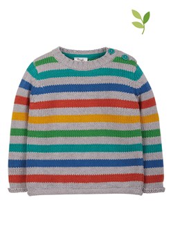 Frugi Sweter &quot;Apex&quot; w kolorze szarym ze wzorem ze sklepu Limango Polska w kategorii Swetry chłopięce - zdjęcie 172626833