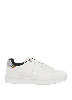 Benetton Sneakersy w kolorze białym ze sklepu Limango Polska w kategorii Trampki damskie - zdjęcie 172626872
