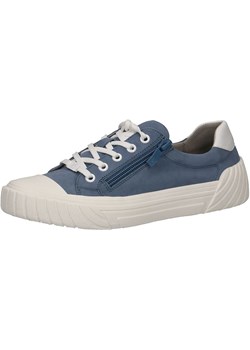 Caprice Skórzane sneakersy w kolorze niebieskim ze sklepu Limango Polska w kategorii Trampki damskie - zdjęcie 172627052