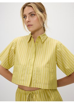 Reserved - Krótka koszula z bawełny - wielobarwny ze sklepu Reserved w kategorii Koszule damskie - zdjęcie 172628681