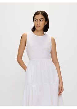 Reserved - Bawełniana sukienka maxi - złamana biel ze sklepu Reserved w kategorii Sukienki - zdjęcie 172628761