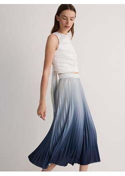 Reserved - Plisowana spódnica midi - jasnoniebieski ze sklepu Reserved w kategorii Spódnice - zdjęcie 172629003