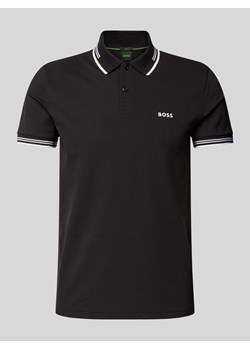 Koszulka polo o kroju slim fit z nadrukiem z logo model ‘Paul’ ze sklepu Peek&Cloppenburg  w kategorii T-shirty męskie - zdjęcie 172630944
