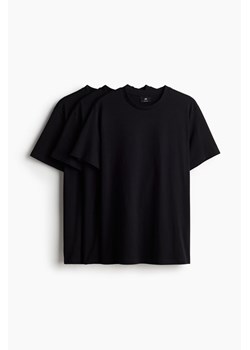 H & M - T-shirt Regular Fit 3-pak - Czarny ze sklepu H&M w kategorii T-shirty męskie - zdjęcie 172631063