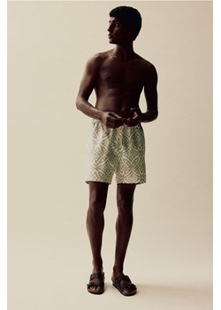 H & M - Wzorzyste szorty kąpielowe - Beżowy ze sklepu H&M w kategorii Szorty - zdjęcie 172631100