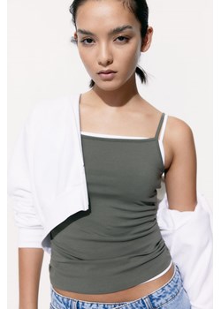 H & M - Top na ramiączkach 2-pak - Zielony ze sklepu H&M w kategorii Bluzki damskie - zdjęcie 172631134