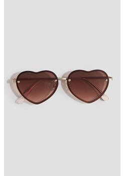 H & M - Okulary przeciwsłoneczne w kształcie serc - Różowy ze sklepu H&M w kategorii Okulary przeciwsłoneczne dziecięce - zdjęcie 172631342