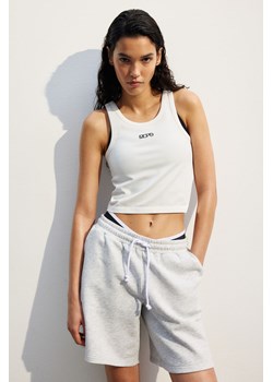 H & M - Sportowe szorty dresowe - Szary ze sklepu H&M w kategorii Szorty - zdjęcie 172631354