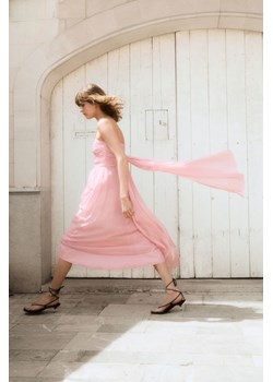 H & M - Sukienka bandeau z ramii - Różowy ze sklepu H&M w kategorii Sukienki - zdjęcie 172631510