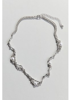 H & M - Krótki naszyjnik z koralikami - Srebrny ze sklepu H&M w kategorii Naszyjniki - zdjęcie 172631513