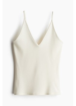 H & M - Top na ramiączkach - Biały ze sklepu H&M w kategorii Bluzki damskie - zdjęcie 172631544