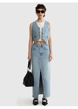 Spódnica damska maxi jeansowa z wysokim stanem Pili 208 ze sklepu Big Star w kategorii Spódnice - zdjęcie 172632224