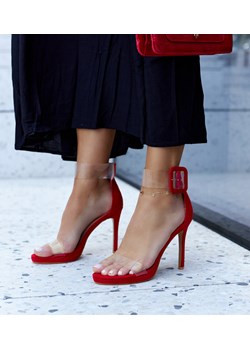 Sandały na szpilce z transparentną cholewką Janan ze sklepu gemre w kategorii Sandały damskie - zdjęcie 172636204