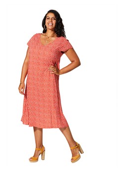 Aller Simplement Sukienka w kolorze czerwonym ze sklepu Limango Polska w kategorii Sukienki - zdjęcie 172636982