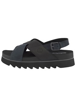 Timberland Skórzane sandały &quot;Santa Monica&quot; w kolorze czarnym ze sklepu Limango Polska w kategorii Sandały damskie - zdjęcie 172636990