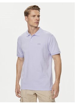 Gap Polo 586306-14 Fioletowy Regular Fit ze sklepu MODIVO w kategorii T-shirty męskie - zdjęcie 172637582