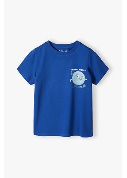 Niebieskie t-shirt dla chłopca - Unreal World - 5.10.15. ze sklepu 5.10.15 w kategorii T-shirty chłopięce - zdjęcie 172637972