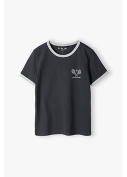 Granatowy t-shirt dla chłopca - 5.10.15. ze sklepu 5.10.15 w kategorii T-shirty chłopięce - zdjęcie 172638003