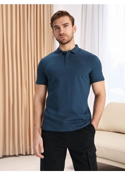 Sinsay - Koszulka polo - niebieski ze sklepu Sinsay w kategorii T-shirty męskie - zdjęcie 172639421