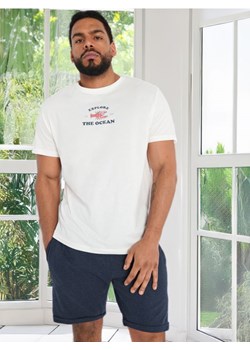 Sinsay - Koszulka z nadrukiem - kremowy ze sklepu Sinsay w kategorii T-shirty męskie - zdjęcie 172639431
