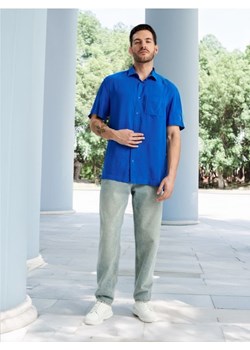 Sinsay - Koszula relaxed - niebieski ze sklepu Sinsay w kategorii Koszule męskie - zdjęcie 172639514