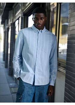 Sinsay - Koszula w paski - błękitny ze sklepu Sinsay w kategorii Koszule męskie - zdjęcie 172639530