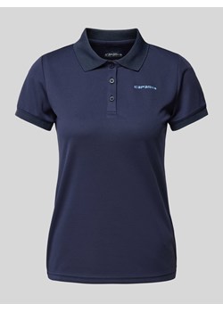 Koszulka polo z krótką listwą guzikową model ‘BAYARD’ ze sklepu Peek&Cloppenburg  w kategorii Bluzki damskie - zdjęcie 172640884