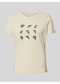 T-shirt z okrągłym dekoltem ze sklepu Peek&Cloppenburg  w kategorii Bluzki damskie - zdjęcie 172640932