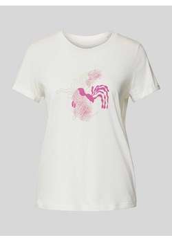 T-shirt z okrągłym dekoltem ze sklepu Peek&Cloppenburg  w kategorii Bluzki damskie - zdjęcie 172641000