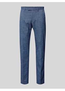 Spodnie do garnituru o kroju slim fit z tkanym wzorem ze sklepu Peek&Cloppenburg  w kategorii Spodnie męskie - zdjęcie 172641030