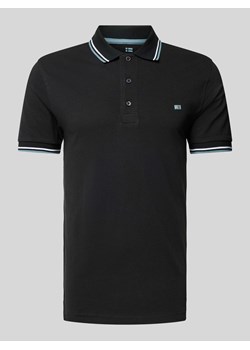Koszulka polo z detalem z logo ze sklepu Peek&Cloppenburg  w kategorii T-shirty męskie - zdjęcie 172641090