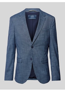 Marynarka o kroju slim fit z tkanym wzorem ze sklepu Peek&Cloppenburg  w kategorii Marynarki męskie - zdjęcie 172641092