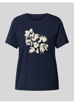 T-shirt z kwiatowym nadrukiem ze sklepu Peek&Cloppenburg  w kategorii Bluzki damskie - zdjęcie 172641172