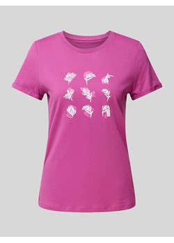 T-shirt z okrągłym dekoltem ze sklepu Peek&Cloppenburg  w kategorii Bluzki damskie - zdjęcie 172641244