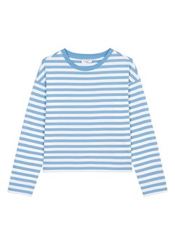 Marc O&apos;Polo DENIM Koszulka w kolorze błękitno-białym ze sklepu Limango Polska w kategorii Bluzki damskie - zdjęcie 172642434