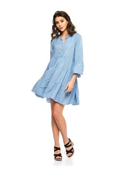 Joséfine Lniana sukienka &quot;Abby&quot; w kolorze błękitnym ze sklepu Limango Polska w kategorii Sukienki - zdjęcie 172642584