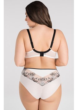 Figi damskie wysokie Black White K841, Kolor biało-czarny, Rozmiar 2XL, Gorsenia ze sklepu Intymna w kategorii Majtki damskie - zdjęcie 172642982