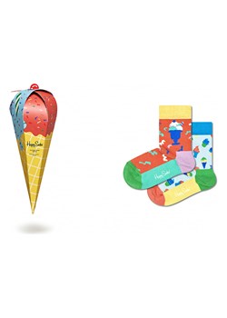 Happy Socks 3-częściowy zestaw prezentowy &quot;Icecream&quot; ze wzorem ze sklepu Limango Polska w kategorii Skarpetki dziecięce - zdjęcie 172643453