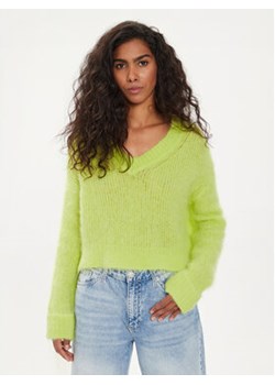 American Vintage Sweter Bymi BYM18AE24 Żółty Regular Fit ze sklepu MODIVO w kategorii Swetry damskie - zdjęcie 172643961