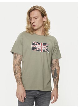 Pepe Jeans T-Shirt Clag PM509384 Zielony Regular Fit ze sklepu MODIVO w kategorii T-shirty męskie - zdjęcie 172643981