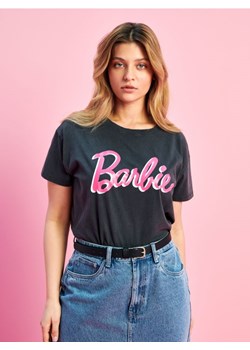 Sinsay - Koszulka Barbie - szary ze sklepu Sinsay w kategorii Bluzki damskie - zdjęcie 172645102