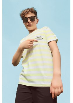 T-shirt chłopięcy w paski - Lincoln&Sharks ze sklepu 5.10.15 w kategorii T-shirty chłopięce - zdjęcie 172645184