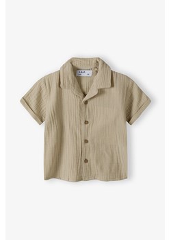 Beżowa koszula dla niemowlaka - 5.10.15. ze sklepu 5.10.15 w kategorii Odzież dla niemowląt - zdjęcie 172645204