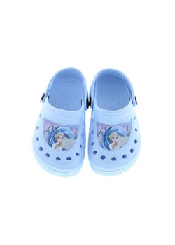 Dziewczęce klapki gumowe zabudowane niebieskie - Frozen ze sklepu 5.10.15 w kategorii Klapki dziecięce - zdjęcie 172645212