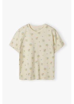 T-shirt dziewczęcy w kwiatki - Limited Edition ze sklepu 5.10.15 w kategorii Bluzki dziewczęce - zdjęcie 172645261
