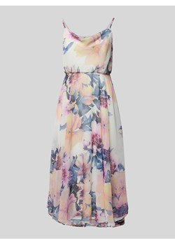 Sukienka koktajlowa o długości do kolan z lejącym dekoltem ze sklepu Peek&Cloppenburg  w kategorii Sukienki - zdjęcie 172645404