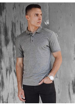 Koszulka męska polo ciemnoszara Dstreet PX0602 ze sklepu DSTREET.PL w kategorii T-shirty męskie - zdjęcie 172645791