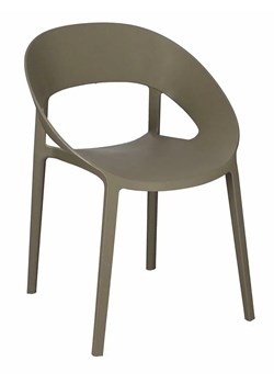 Minimalistyczne krzesło szare - Nante ze sklepu Edinos.pl w kategorii Krzesła - zdjęcie 172645913