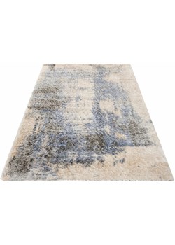 Prostokątny kremowy dywan w nowoczesnym wzorze - Undo 7X ze sklepu Edinos.pl w kategorii Dywany - zdjęcie 172646321