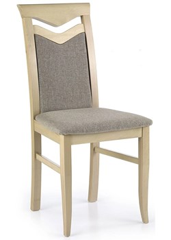 Tapicerowane krzesło skandynawskie Eric - dąb sonoma ze sklepu Edinos.pl w kategorii Krzesła - zdjęcie 172646654